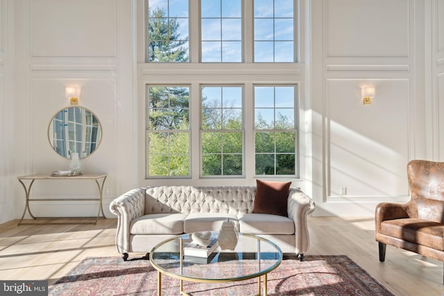 interior space featuring wood finished floors