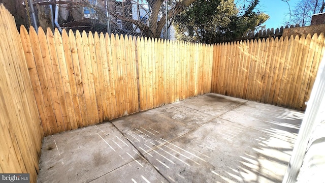 view of patio / terrace with fence