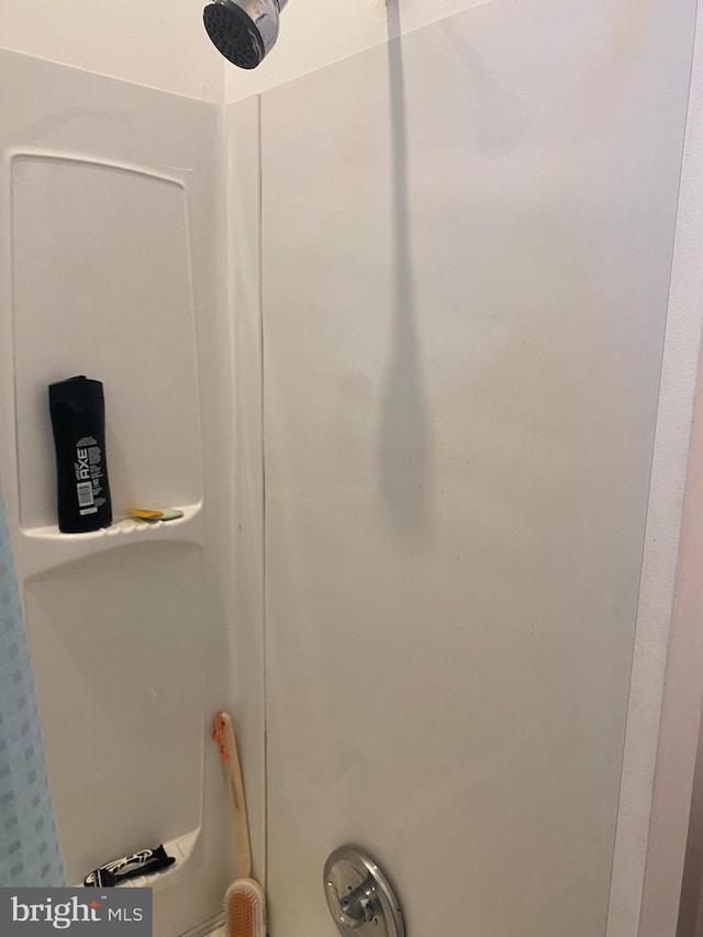 room details with a shower