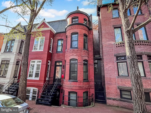 multi unit property with brick siding