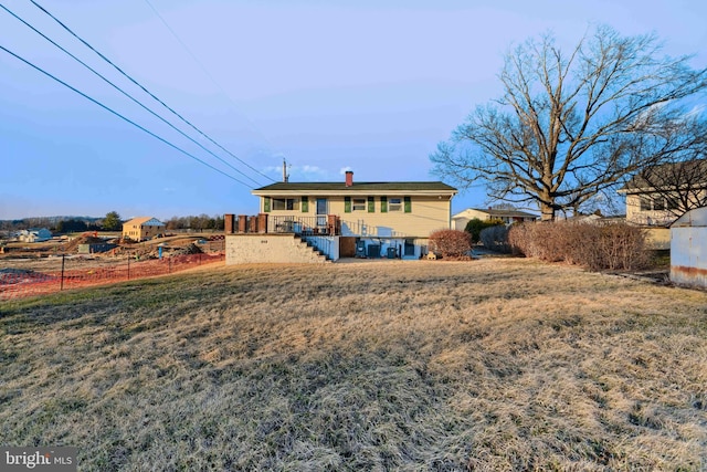 view of rear view of house