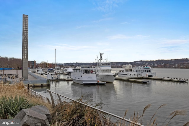 913 4th St SE, Washington, DC 20003 - dock area featuring a water view