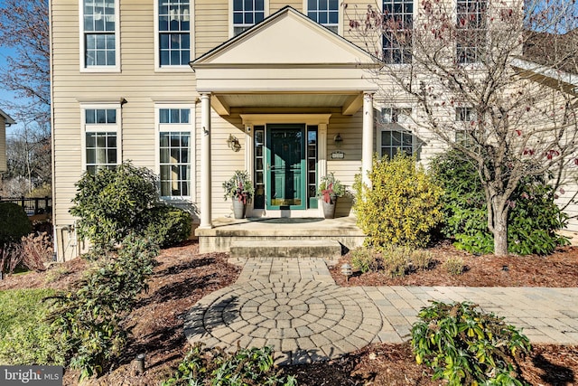 view of entrance to property