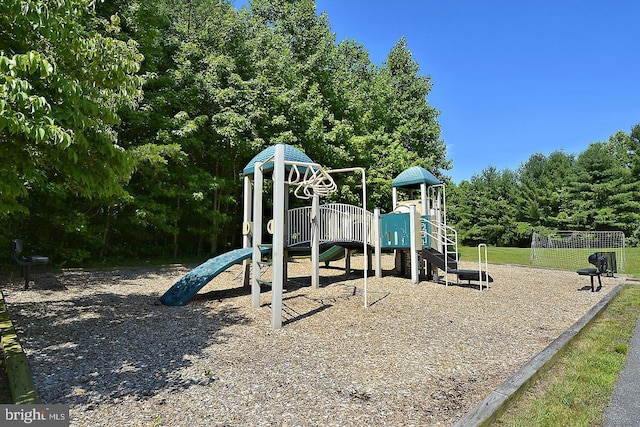 view of communal playground