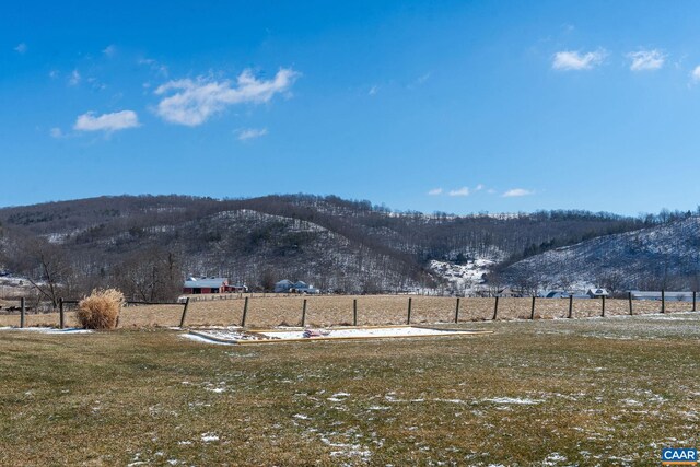 exterior space featuring a rural view