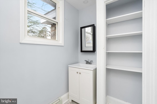 117 Morningside Dr, Trenton, NJ 08618 - bathroom featuring vanity and baseboards