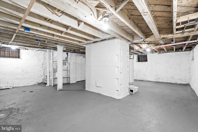 117 Morningside Dr, Trenton, NJ 08618 - view of unfinished basement
