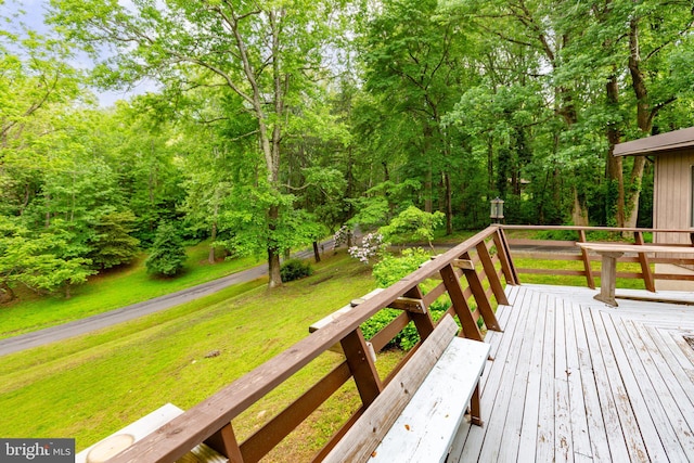 15431 Machodoc Dr, King George, VA 22485 - deck with a yard