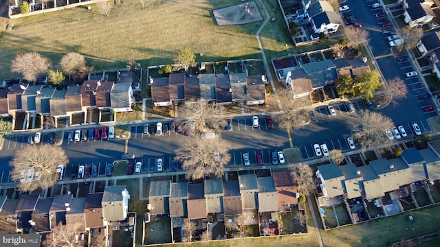 bird's eye view featuring a residential view