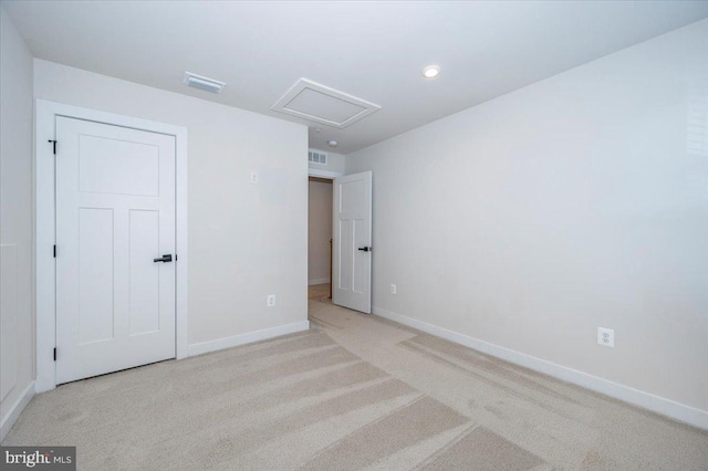 7508 Blue Sun Dr, Glen Burnie, MD 21060 - unfurnished bedroom with carpet, visible vents, baseboards, and recessed lighting