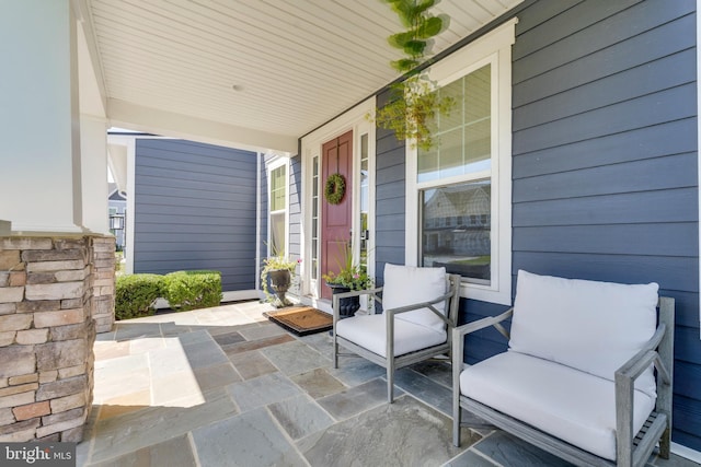 view of patio / terrace featuring a porch