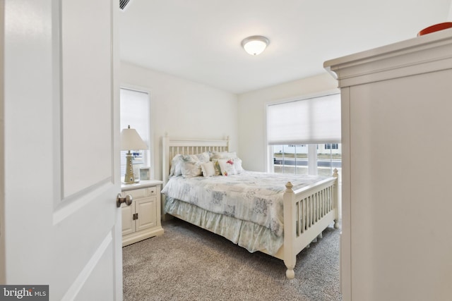 bedroom featuring carpet flooring