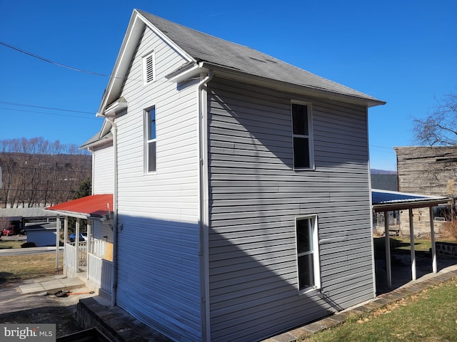 view of side of home