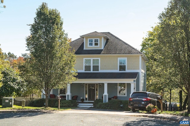 view of traditional style home