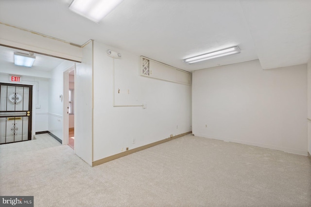 7310 Alaska Ave NW, Washington, DC 20012 - spare room with light carpet and baseboards