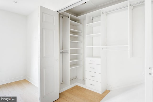 view of closet