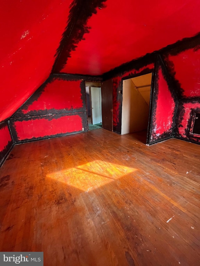 interior space featuring hardwood / wood-style flooring