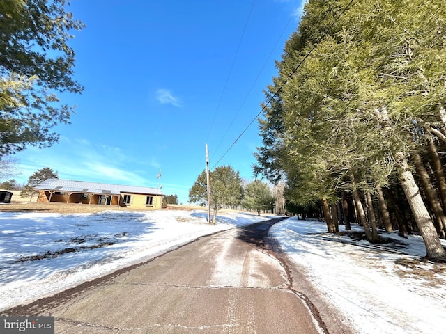 view of road