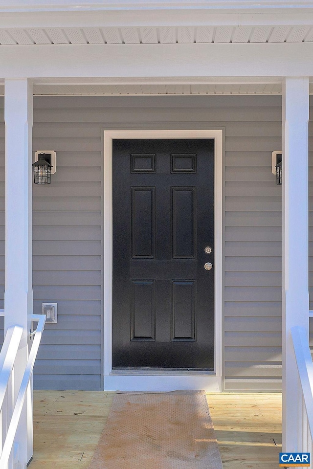 view of entrance to property