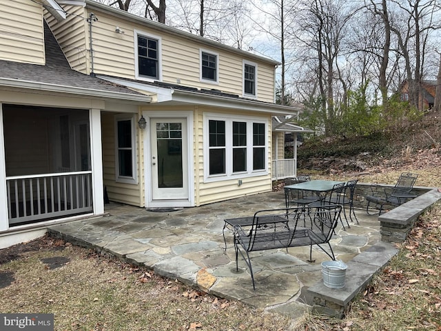 view of patio / terrace with outdoor dining area