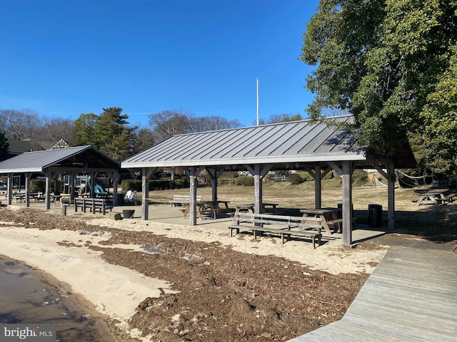 view of home's community featuring a gazebo