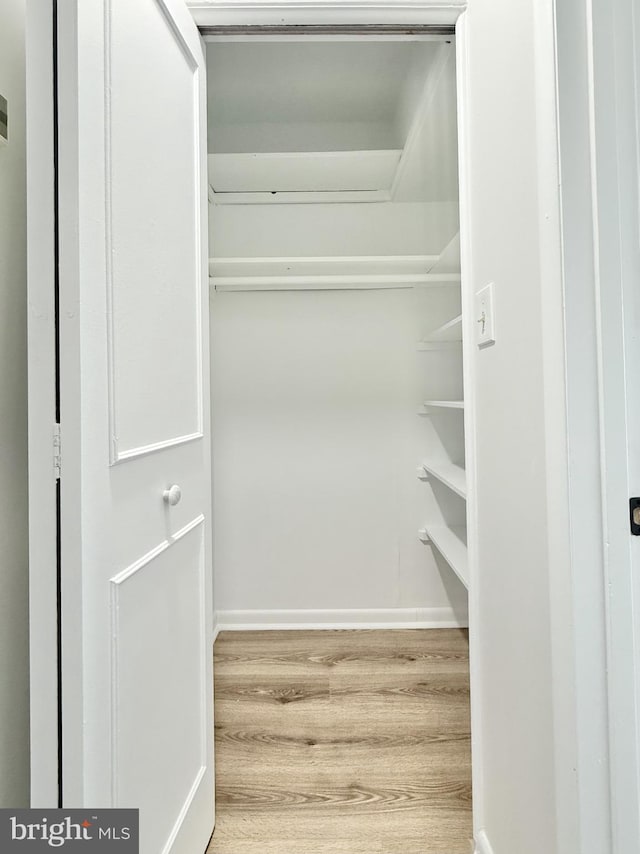 view of closet