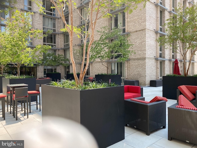 view of patio / terrace featuring outdoor lounge area