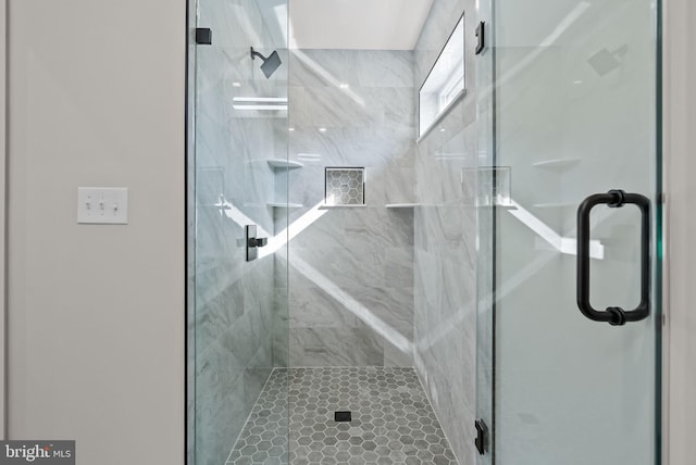 full bath with a stall shower