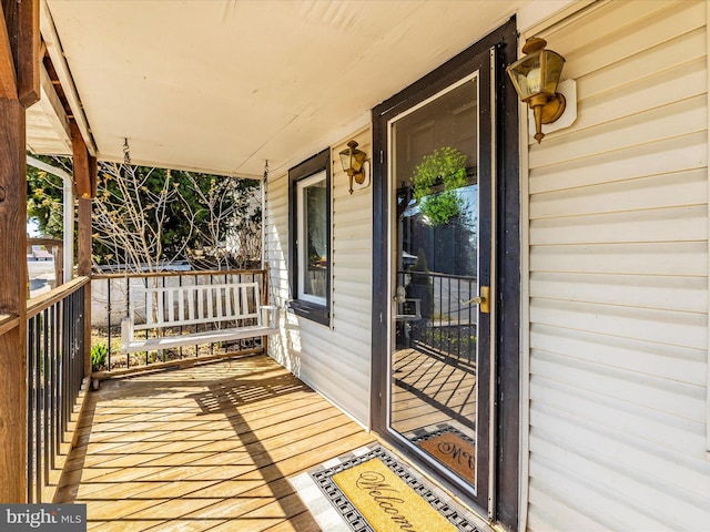 exterior space featuring a porch