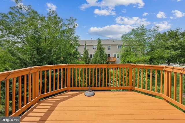 1593 Jason Dr, Cinnaminson, NJ 08077 - view of wooden deck