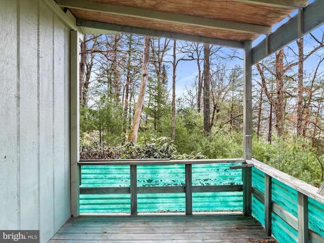 view of deck