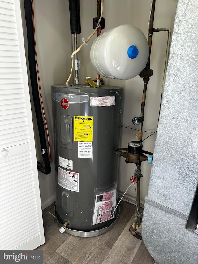 utilities featuring electric water heater