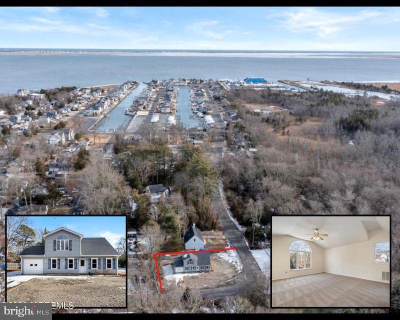 65 Marine Rd, Waretown, NJ 08758 - aerial view with a water view