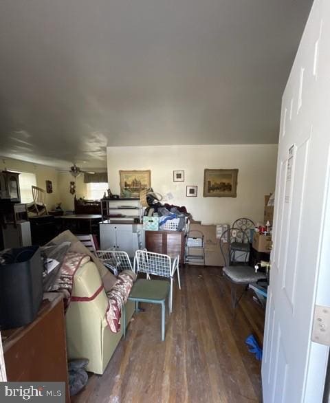 bedroom with wood finished floors