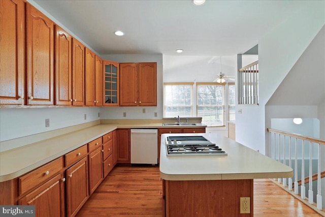 461 Apple Cross Rd, Harpers Ferry, WV 25425 - kitchen featuring light countertops, light wood finished floors, and appliances with stainless steel finishes