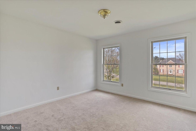 461 Apple Cross Rd, Harpers Ferry, WV 25425 - empty room featuring visible vents, baseboards, and light carpet