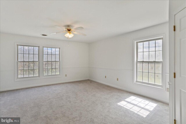 461 Apple Cross Rd, Harpers Ferry, WV 25425 - unfurnished room with a ceiling fan, baseboards, and carpet