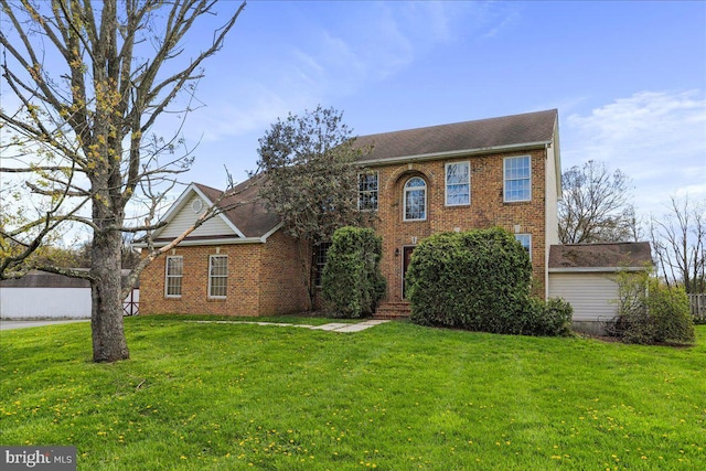 461 Apple Cross Rd, Harpers Ferry, WV 25425 - view of front facade featuring brick siding and a front yard
