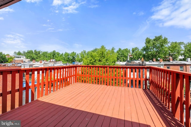 view of deck