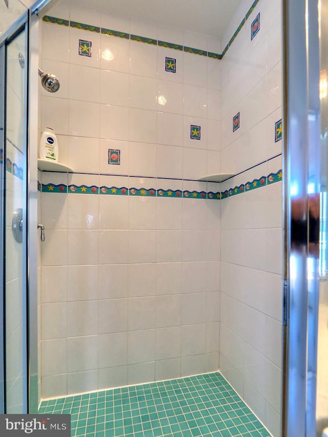 full bath featuring a shower stall