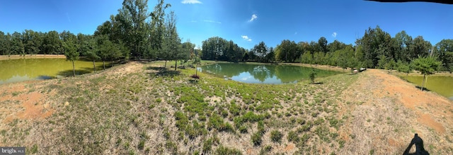 view of water feature