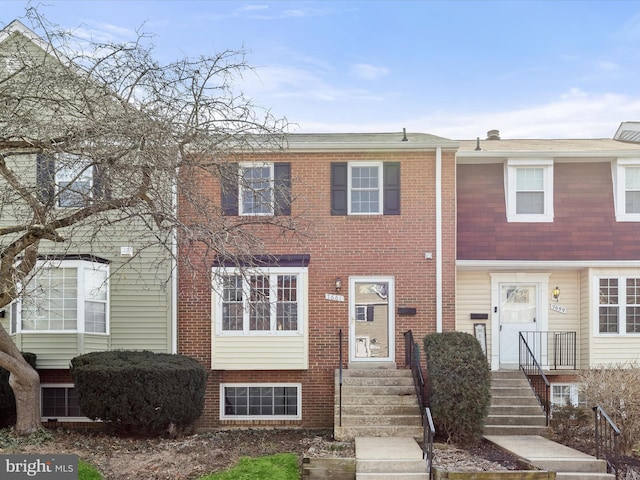 multi unit property with brick siding