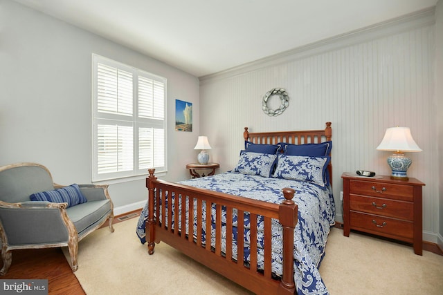 bedroom featuring visible vents and baseboards