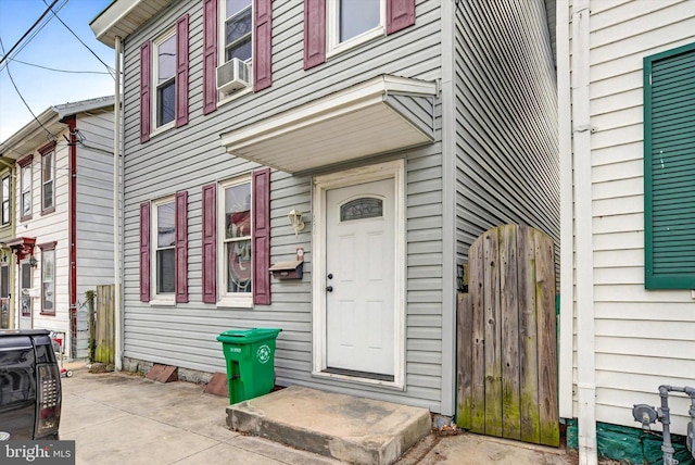 view of entrance to property