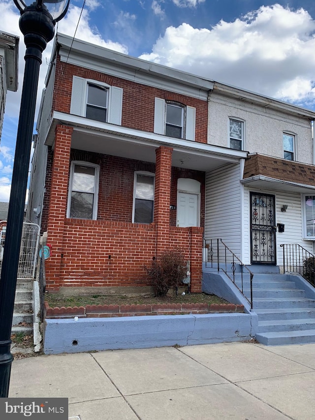 multi unit property with brick siding