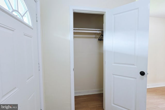 view of closet