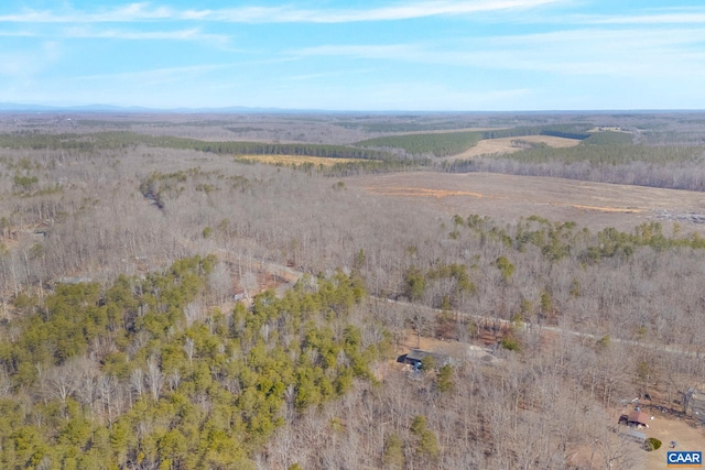 aerial view featuring a rural view