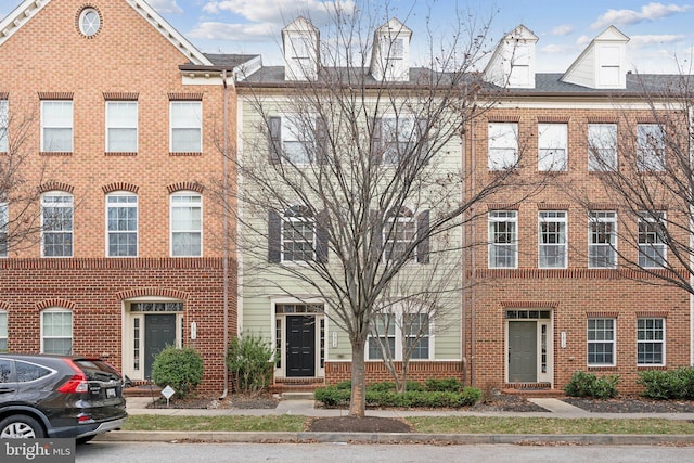 multi unit property with brick siding