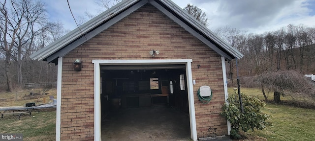 view of outbuilding with an outdoor structure