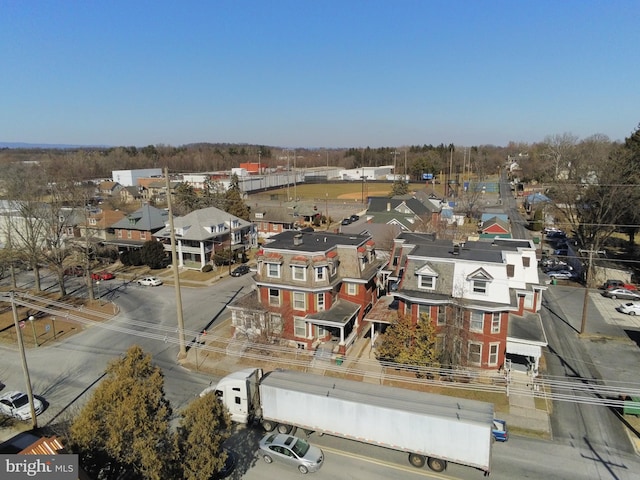 bird's eye view featuring a residential view